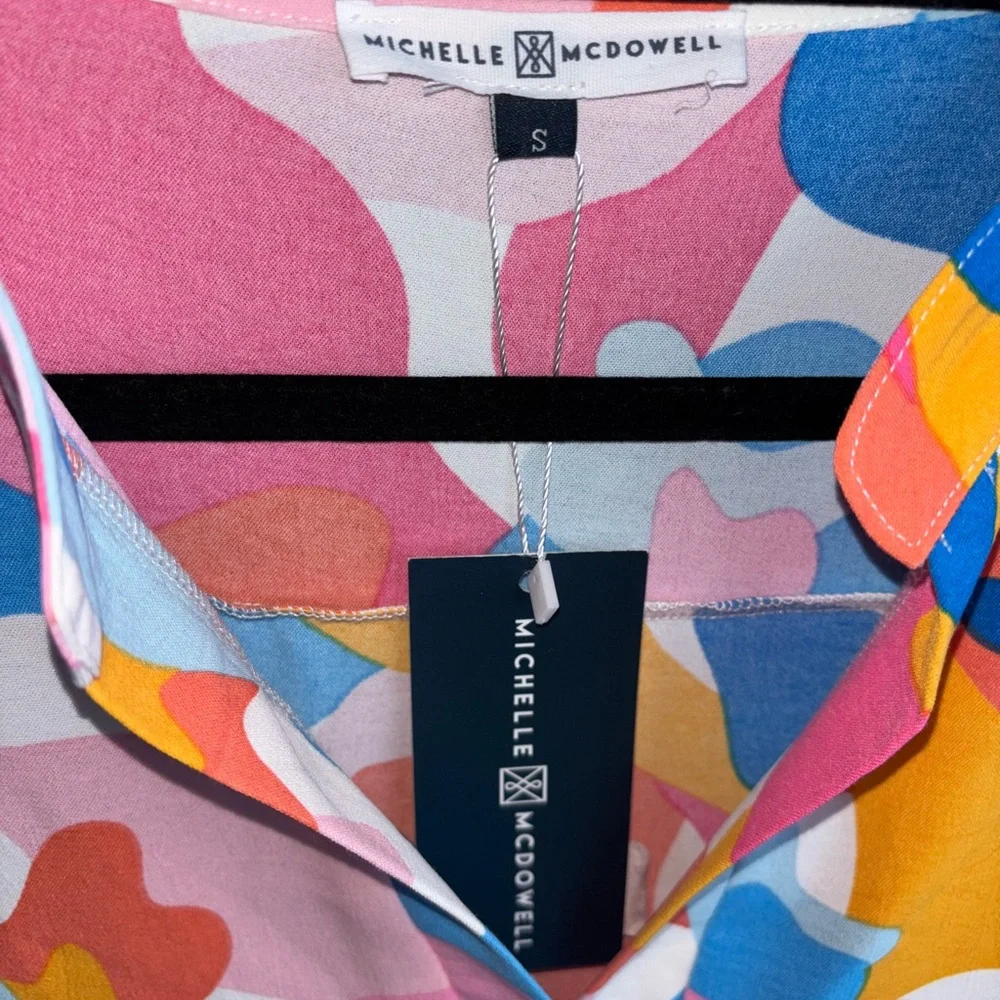 Michelle McDowell small Multicolor Abstract Dress new - Picture 6 of 9